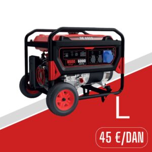 Najam agregata za struju L alat plus