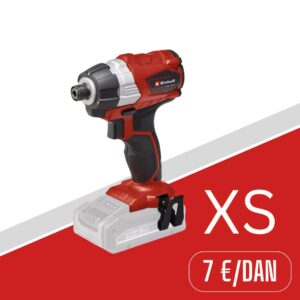 Najam akumulatorskog udarnog odvijača XS Alat Plus